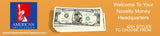 Donald Trump 2024 Re-Election Limited Edition Novelty Dollar Bill - Pack of 25 - Full Color Front & Back Printing with Great Detail. Make American Great Again.