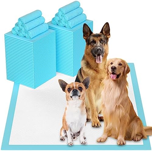 Puppy Pee Pads for Dogs - 32"x36" Extra Large, 60 Count, Leak-Proof & Super Absorbent, Thicken Disposable Potty Pads for Puppy & Cat Training