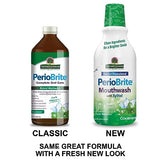 Nature's Answer Periobrite Cool Mint All-Natural Mouthwash | Promotes Healthy Teeth & Gums | Fights Bad Breath | Flouride-Free, Alcohol-Free & Gluten-Free | No Articial Preservatives 16oz (2 Pack)