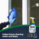 RMR - 2-in-1 Glass and Surface Cleaner Plus Repellent, Streak-Free Multi-Surface Treatment, Cleans & Repels Water Spots, Soil, & Stains, 32-Fluid Ounce Spray Bottle