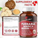 AMALTH Pueraria Mirifica Extract 10000mg Strength-90 Veg Capsules Supports Women Wellness Naturally