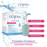 Luvena Daily Personal Feminine Rinse - Ultra Gentle Wash to Maintain Freshness & Resist Odor - pH Balanced, Paraben Free, Gynecologist Tested - Soothing & Moisturizing (2 Pack, 3oz Bottles)