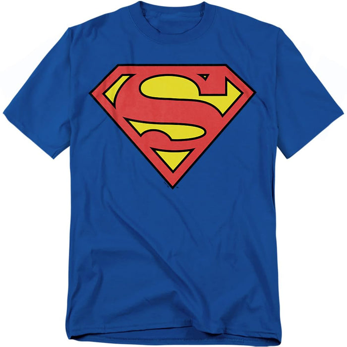 Popfunk Superman Classic Logo Halloween Costume T-Shirt Royal MD