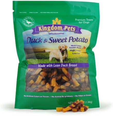 Filler Free Duck Jerky & Sweet Potato Twists, Premium Treats for Dogs, 48-ounce bag