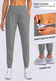 Viodia Women's Joggers with Pockets High Waisted Athletic Workout Yoga Jogger Pants for Women Tapered Sweatpants Light Grey