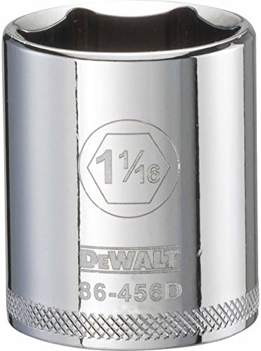 DEWALT 1/2" 6 PT Standard Socket 1 1/16