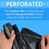 Reli. SuperValue 16-25 Gallon Trash Bags | 500 Count Bulk | Black Multi-Use Garbage Bags