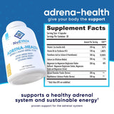 NuEthix Formulations Adrena-Health Dietary Supplement, Support Cortisol Health, Energy Levels, Mood Moderation, Adrenal Support Supplements for Women & Men, Fatigue Supplement - 120 Capsules