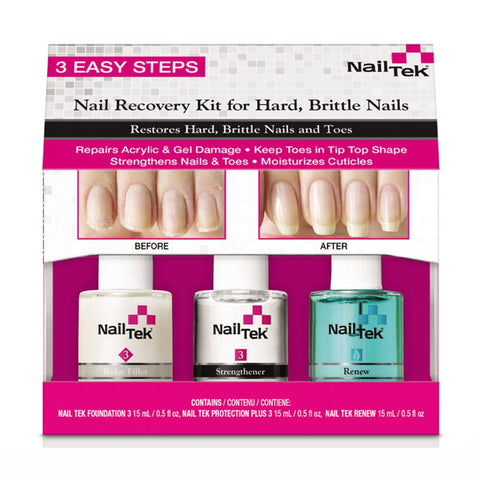 Nail Tek Nail Recovery Kit for Hard and Brittle Nails