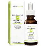 Vitamin C Serum Plus 5% Hyaluronic Acid, 2.5% Retinol, 2% Salicylic Acid, 3.5% Niacinamide, 10% MSM, 20% Vitamin C - Anti Aging Anti Wrinkle Skin Clearing Serum Organic Skin Care for Face and Eyes 1oz