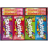 SKITTLES & STARBURST Variety Pack Full Size Chewy Candy Assortment, 62.79 oz, 30 Count