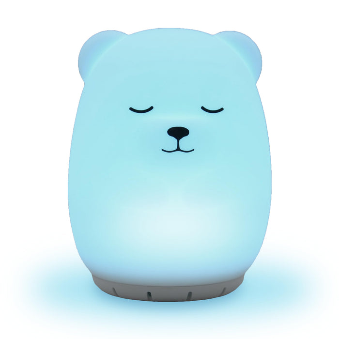 Mindfulness 'Breathing Bear' | 4-7-8 Guided Visual Meditation Breathing Light | 3 in 1 Device with Night Light & Noise Machine for ADHD Anxiety Stress Relief Sleep - Gift Kid Adult Women Men (Bear)