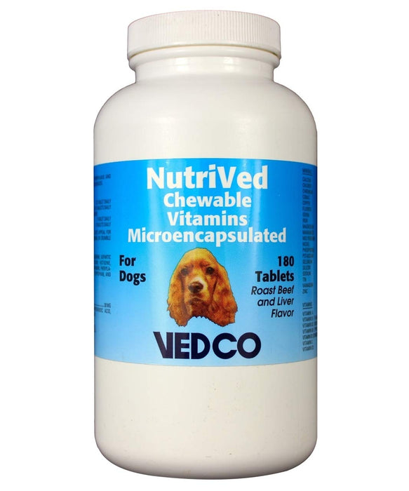 Vedco NutriVed Chewable Vitamins for Dogs 180 Tablets