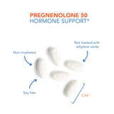 Allergy Research Group Pregnenolone Supplement - Progesterone Supplements 50mg, Hormone & Stress Support, Made from Non-GMO Wild Yam, Micronized Lipid Matrix, Plant-Sourced, Scored Tablets - 60 Count