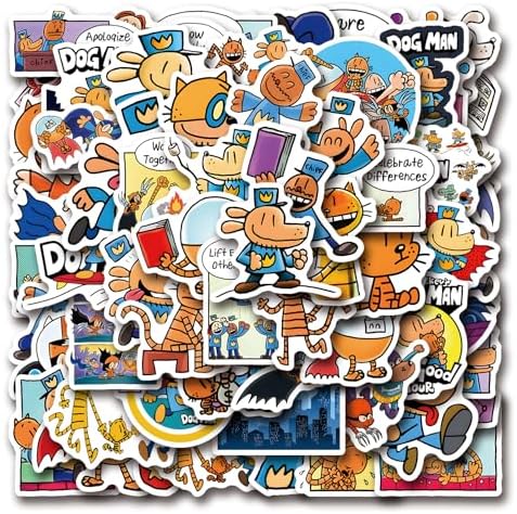 63Pcs Cute Cartoon Stickers Pack,Aesthetic Vinyl Waterproof Decals for Water Bottle,Laptop,Phone,Skateboard,Scrapbooking,Bumper Decor for Kids Teens Adults Fans for Party Supply Decor