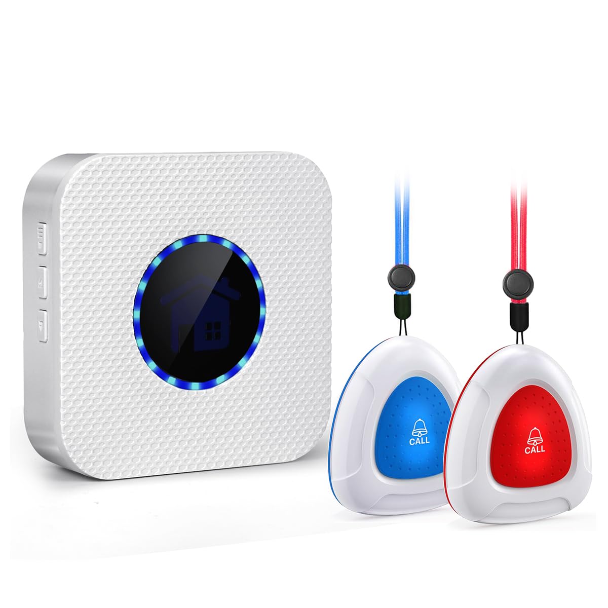 Caregiver Pager Wireless Call Buttons for Elderly Monitoring Smart Cal
