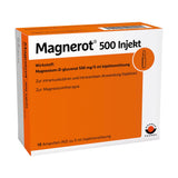 magnerot® 500 inject with magnesium gluconate, 10 amp. 5 ml each