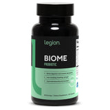 LEGION Biome Probiotic - Natural Probiotics Gut Health Supplement for Women & Men - Probiotic Nutritional Supplements Help Reduce Bloating, Cramping & Gas - Colon Health Probiotic Pills, 30 Servings