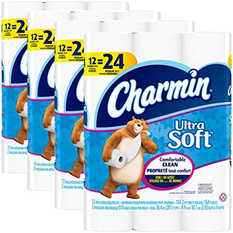 Charmin Ultra Soft Toilet Paper, Bath Tissue, Double Roll, 48 Count