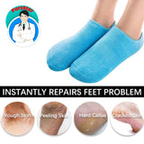 Moisturizing Socks, Gel Socks Soft Moisturizing Gel Socks, Gel Spa Socks for Repairing and Softening Dry Cracked Feet Skins, Gel Lining Infused with Essential Oils and Vitamins