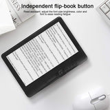 E-Reader, BK7019 Portable 7inch TFT LCD Waterproof Colorful Screen E-book Reader Integrated Body Ultra-clear Digital Book Read Built-in Music, Video, Photos, 2100mAh Battery Supports TF Card (8G )