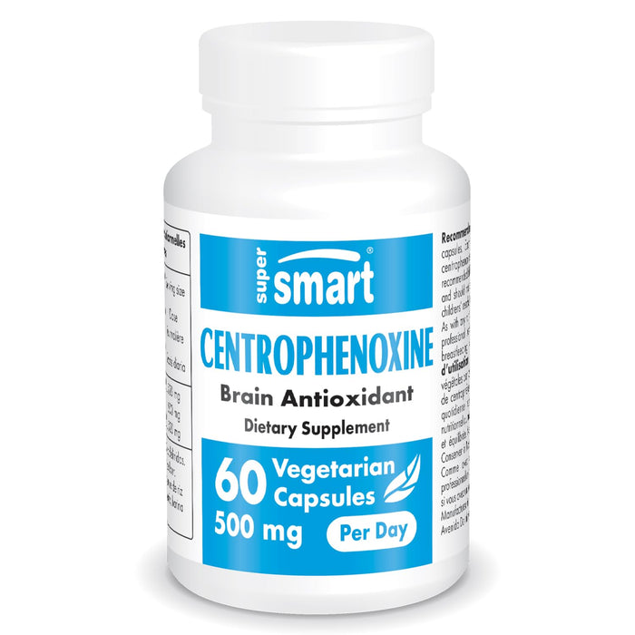 Centrophenoxine (DMAE & PCPA) – 500 mg Nootropic Supplement – 60 Vegetarian Capsules