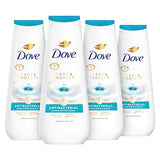 Dove Body Wash Care & Protect Antibacterial 4 Count For All Skin Types Protects from Dryness 20 Fl oz (Pack of 4) (Packaging may vary)