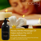 Nooky Vanilla Massage Oil with Fractionated Coconut Oil.16 Ounce