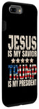 iPhone 7 Plus/8 Plus Trump phone case Jesus Is My Savior Trump Is My President Case