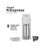 Keurig K-Express Coffee Maker, Single Serve K-Cup Pod Coffee Brewer, Warm Stone