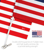 Trump Flag 2024 MAGA American Flags Pack Vehicle Auto Window Pro-Trump President Make America AgainBandera para Carros Outdoor Pole Accessories, Home Decoration Made in USA