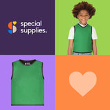 Special Supplies Sensory Compression Vest Deep Pressure Comfort (Green, Small)