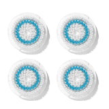 Clarisonic Deep Pore Facial Cleansing Brush Head Replacement For Mia 1, Mia 2, Mia Fit, Alpha Fit, Smart Profile Uplift and Alpha Fit X, 4 Count