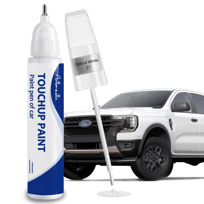 Oxford White(YZ/Z1/M6887) Touch Up Paint for Ford -Exact Match–Chips and Nicks Car Paint Scratch Repair Kit Automotive Paint Pen for F-150/Mustang/Transit/Explorer/Ranger/Escape/Edge