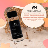 Hotel Scents My Way 120mL Essential Oil Scent Diffusers - Antal Hayat - Home Luxury Scents - Lemon, Comforting Sandalwood, Warm Cedarwood & Pretty Iris - Diffuser Oil Blends for Aromatherapy