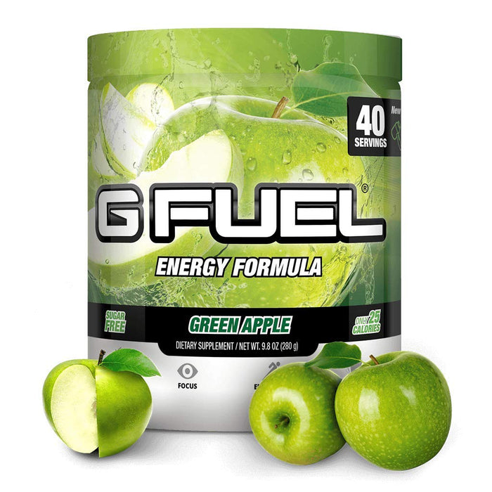 G fuel Watermelon Energy Powder, Sugar Free, Clean Caffeine Focus Supplement, Water Mix, Focus Amino, Vitamin + Antioxidants Blend, 9.8 oz (40 Servings)