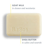 Beekman 1802 Goat Milk Body Soap Bar, Honey & Oats - Scented - 9 oz - Nourishes, Moisturizes & Hydrates - 100% Vegetable Soap with Lactic Acid - Good for Sensitive Skin - Cruelty Free