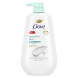 Dove, Body Wash for Softer and Smoother Effectively Washes Away Bacteria While Nourishing Your, Sensitive Skin, 30.6 Fl Oz (Pack of 3)