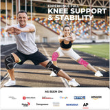 Modvel ELITE Knee Brace and Pads for Women & Men - Knee Braces for Pain Relief, Compression Sleeve for Meniscus Tear, ACL, Arthritis | Knee Pads with Padding for Running & All Sports