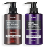 [KUNDAL] Premium Hair Care Special Set - Shampoo &amp; Treatment #Cherry Blossom 500ml