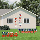 Trump Yard Signs - Trump 2024 Signs with Stake, 9Pcs Trump Yard Sign for Outdoor Garden Lawn Yard