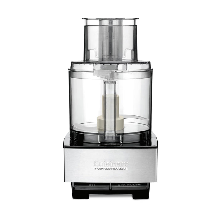 Cuisinart Food Processor, 14-Cup Vegetable Food Chopper for Mincing, Dicing, Shredding, Puree & Kneading Dough, 720-Watt Motor, Stainless Steel, DFP-14BCNY