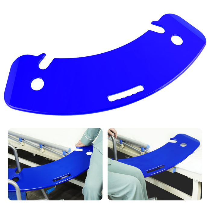 YHK Transfer Board and Slide Board, Sliding Transfer Boards to Transfer to Wheelchairs, Hangable Slide Assist Device for Seniors from Wheelchair to Bed, Toilet, Car, Hold up to 440 lbs (Blue)