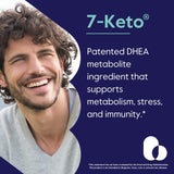 BESTVITE 7-Keto 50 mg DHEA (120 Vegetarian Capsules) - No Stearates