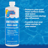 In The Swim Pool Closing Kit - Winterizing Chemicals for Above Ground and In-Ground Pools - Up to 7,500 Gallons