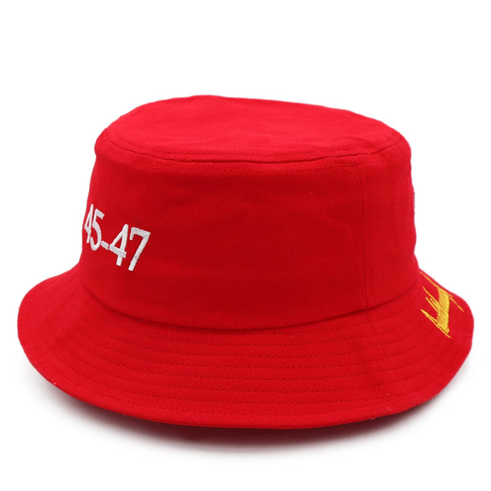 Trump 2024 45-47 MAGA Bucket Hats for Men Women,Donald Trump Bucket Hat Make America Great Again Baseball Caps 3D Embroidery MAGA Trump Hat