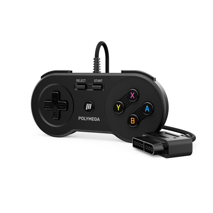 Polymega® Super Retro Controller (RC02) - Wired Connection For SNES Style Controller Ports