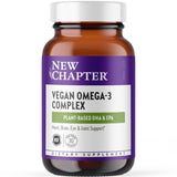 New Chapter Vegan DHA, EPA, and DPA Supplement- Vegan Omega-3 Complex- 30 Vegan Softgels