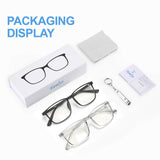 Tanlys 2 Pack Blue Light Blocking Glasses for Computer Eye Strain [Dry Eye & Sour Eye], Anti UV Reduce Headache Classic Bluelight Blocker Glasses Men Women