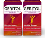 Geritol Multivitamin Tablets 100 TB - Buy Packs and SAVE (Pack of 2)